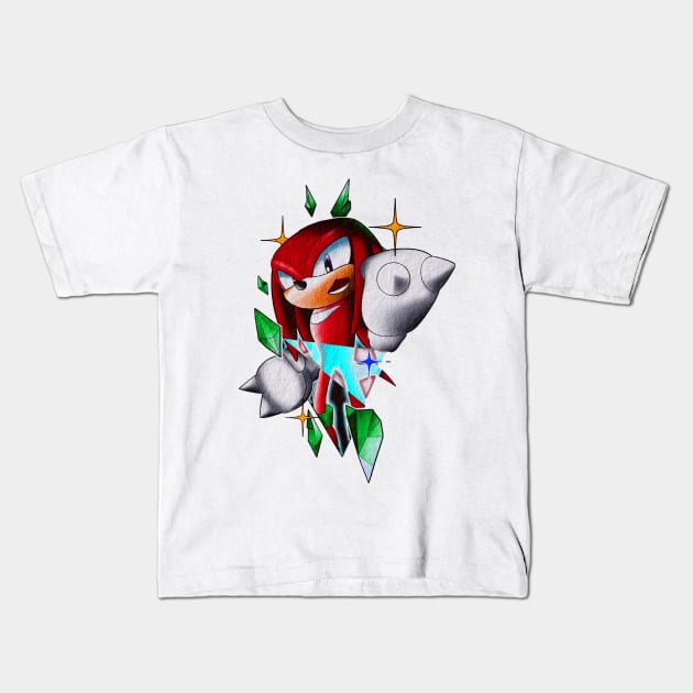 knucles Kids T-Shirt by Stephanie Francoeur Art